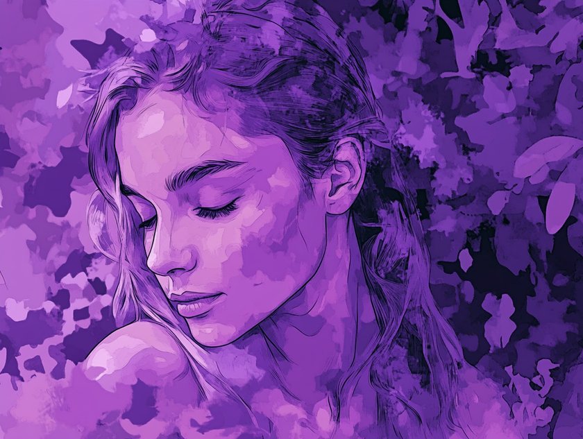 Illustration einer Frau Illustration einer Frau