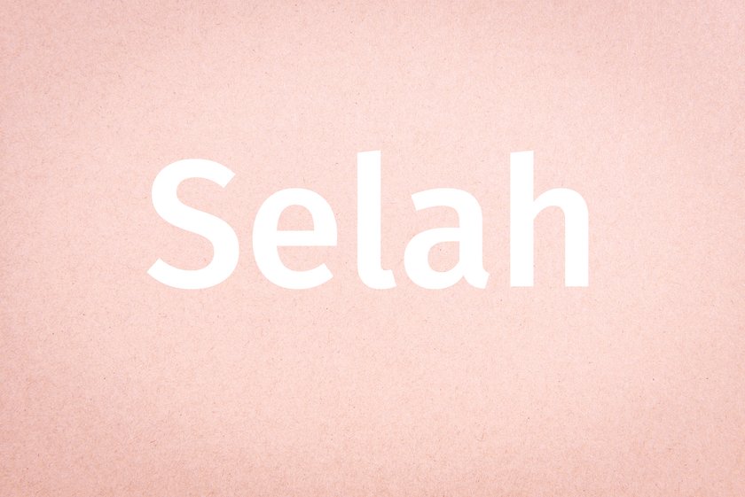Name Selah