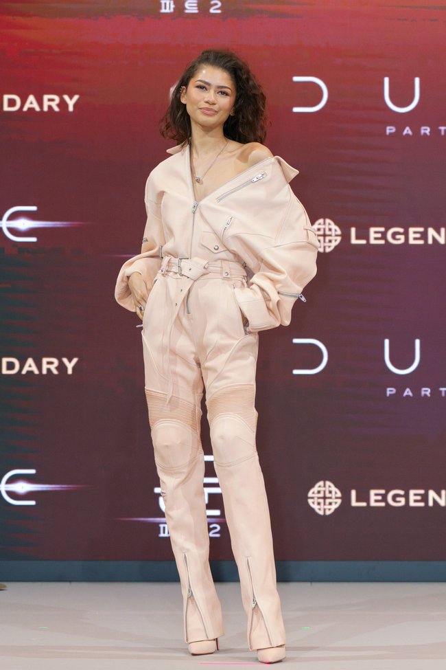 Zendaya zur Pressekonferenz für „Dune 2“ in Südkorea.