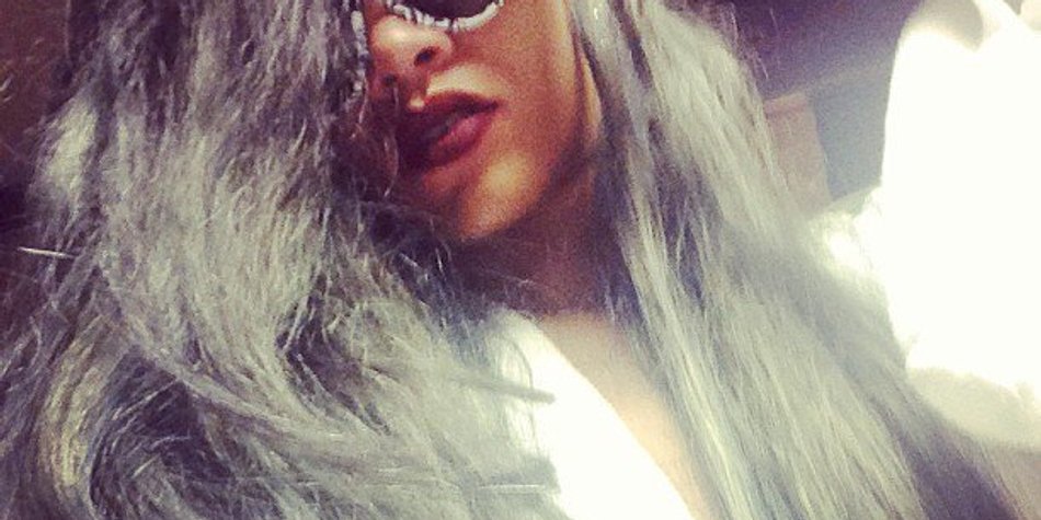 Rihanna hat jetzt graue Haare! Rihanna hat jetzt graue Haare!