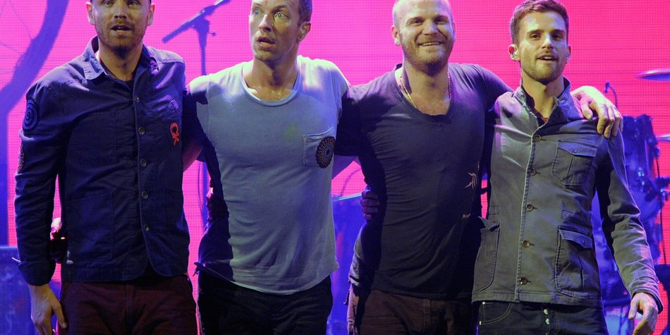 Coldplay laden Mädels ein Coldplay laden Mädels ein