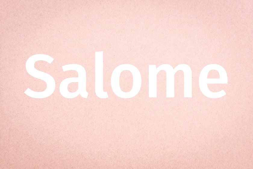 Biblische Mädchennamen und ihre Bedeutung - Salome