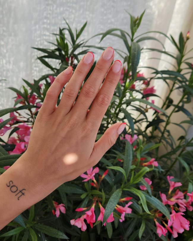 french manicure hack french manicure hack