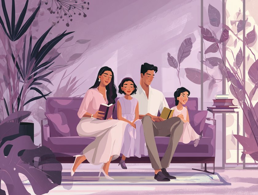 Zuhause mit Familie Zuhause mit Familie