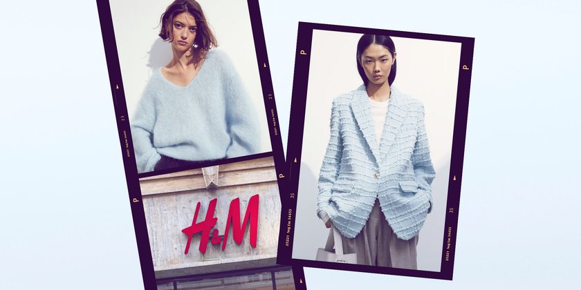 Hellblaue Trendteile bei H&amp;M: Diese Styles erobern den Herbst