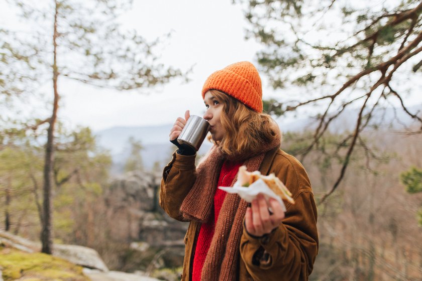 Frau in der Natur Frau in der Natur