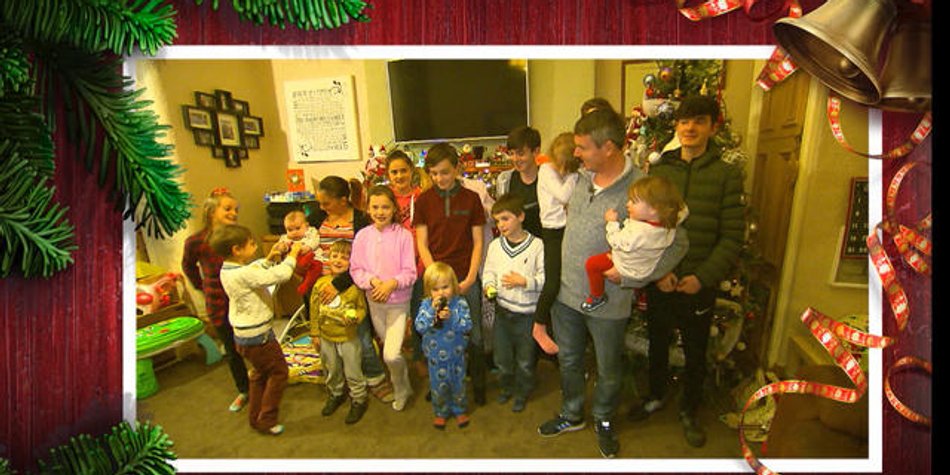 Diese Familie feiert Weihnachten mit 19 Kindern Diese Familie feiert Weihnachten mit 19 Kindern