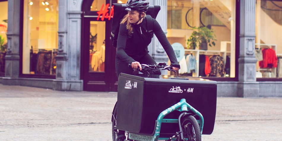 Nachhaltig Shoppen: H&M liefert jetzt per Fahrradkurier Nachhaltig Shoppen: H&M liefert jetzt per Fahrradkurier