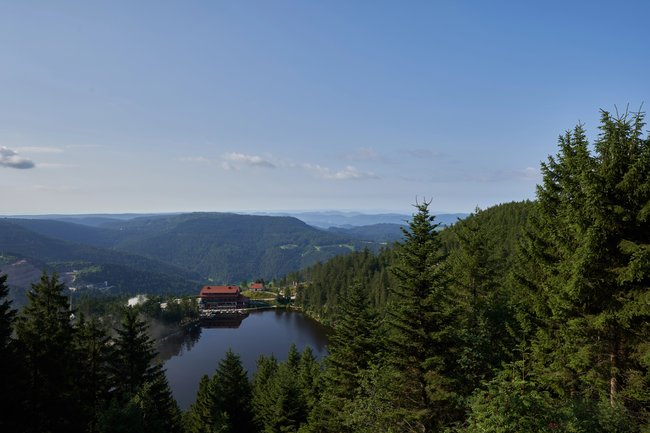 Der Mummelsee bei Seebach. Der Mummelsee bei Seebach.