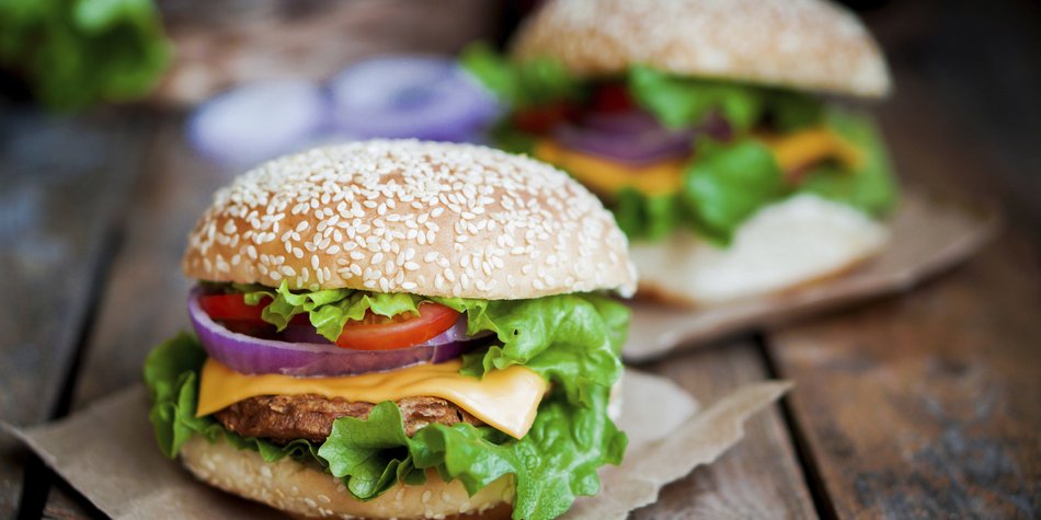 Veggie Burger mit Fleischgeschmack Veggie Burger mit Fleischgeschmack