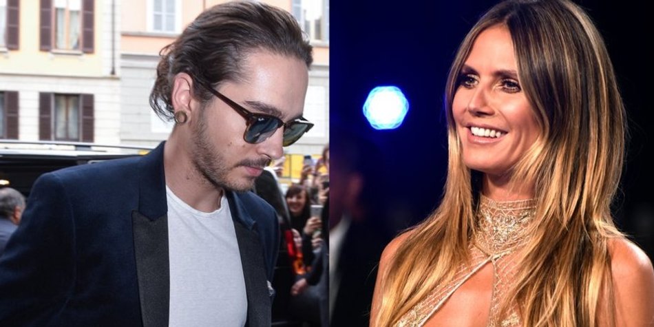 Selfie: Heidi Klum und Tom Kaulitz kuschelnd im Bett Selfie: Heidi Klum und Tom Kaulitz kuschelnd im Bett