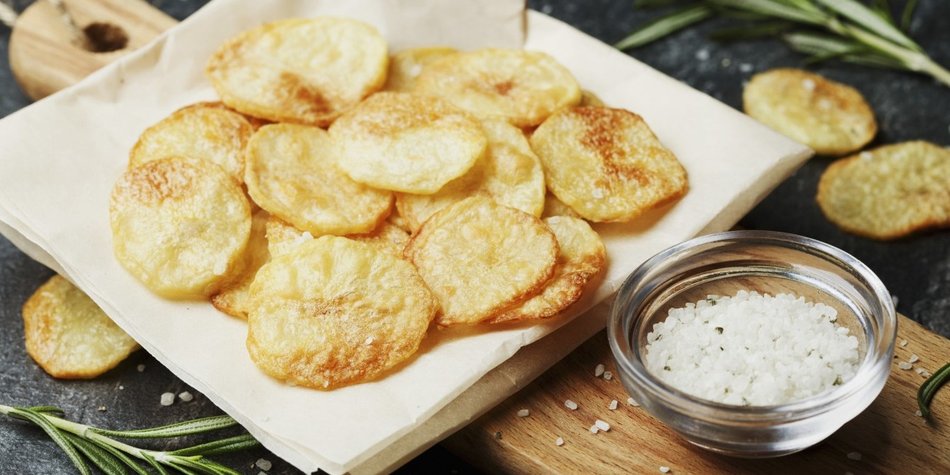 Kartoffelchips selber machen ohne Fritteuse Kartoffelchips selber machen ohne Fritteuse