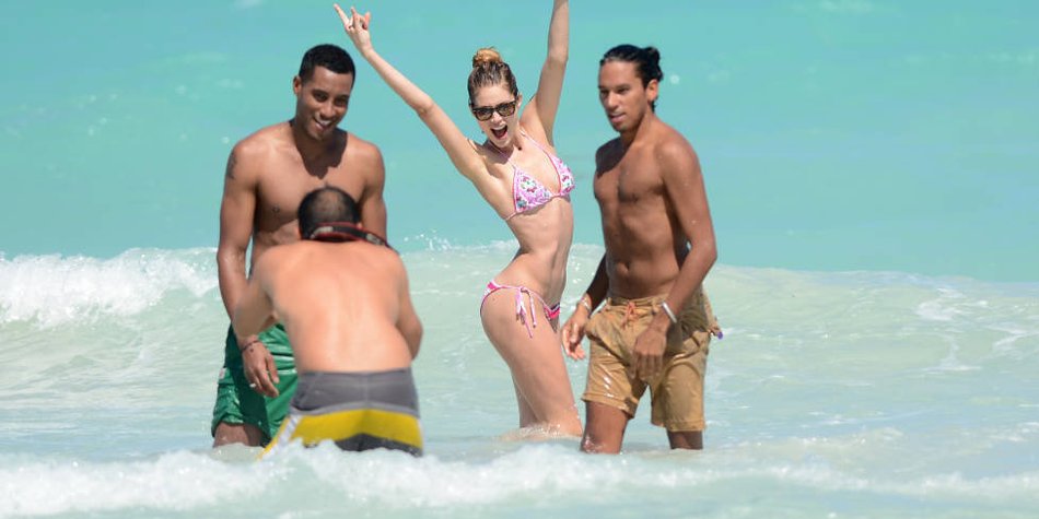 Doutzen Kroes: Sexy Bikini-Shooting Doutzen Kroes: Sexy Bikini-Shooting