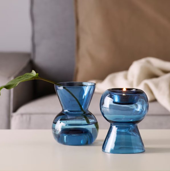 STOCKHOLM 2017 Teelicht und Vase