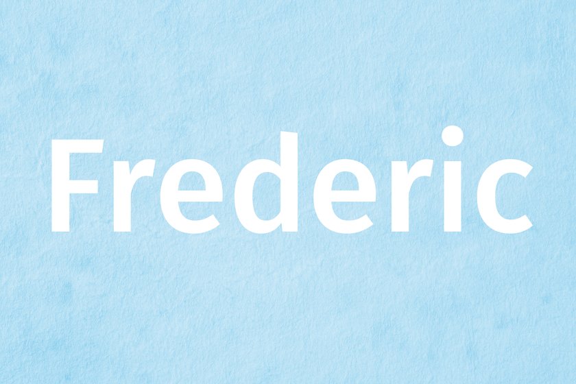 Name Frederic
