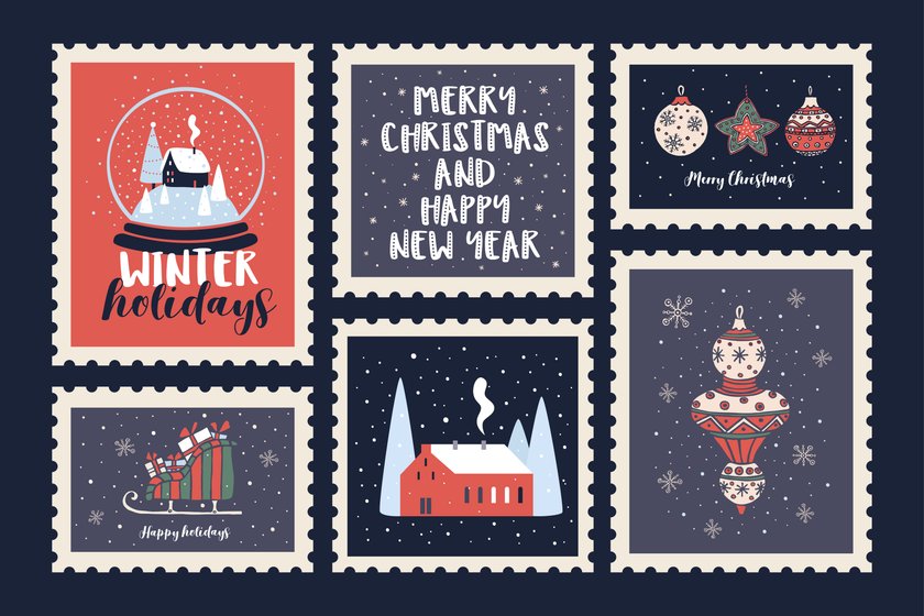 Dänemark Weihnachten Briefmarke Julemærke