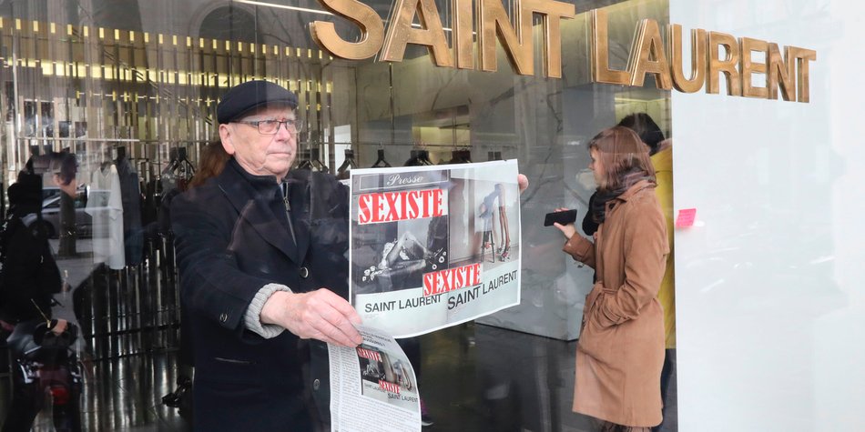 Saint Laurent: Aufreger um sexistische Werbung Saint Laurent: Aufreger um sexistische Werbung