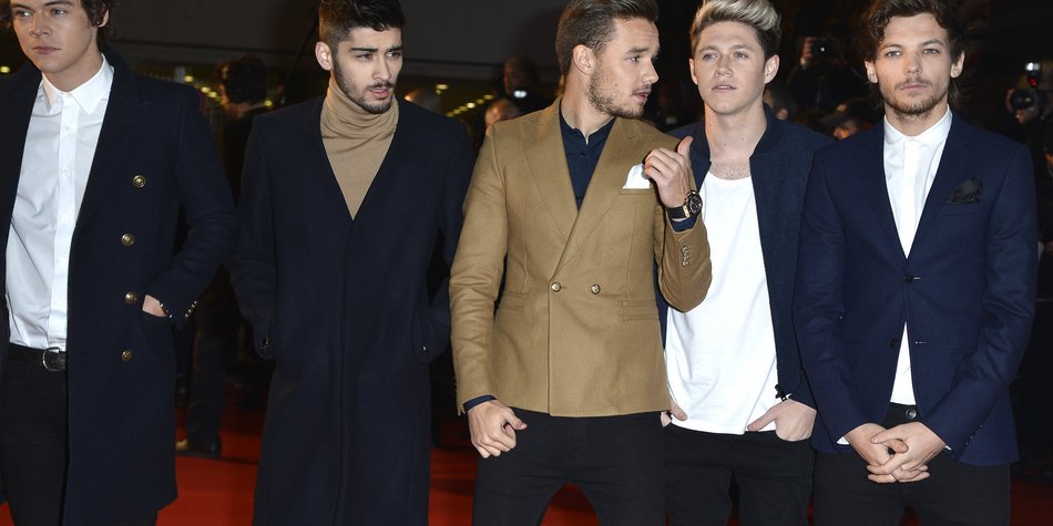 One Direction werden selten von Fans umlagert One Direction werden selten von Fans umlagert