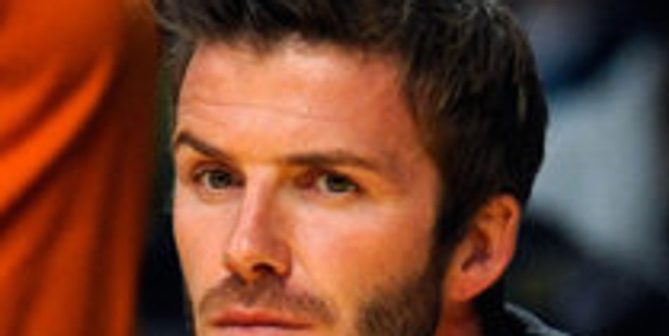 David Beckham verpasst Moderator neue Frisur David Beckham verpasst Moderator neue Frisur
