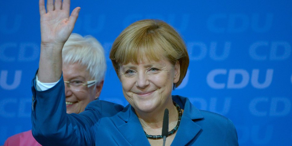Angela Merkel gewinnt die Bundestagswahl Angela Merkel gewinnt die Bundestagswahl