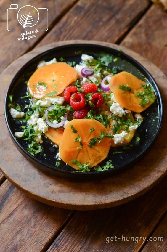 Sharonfrucht Carpaccio Sharonfrucht Carpaccio