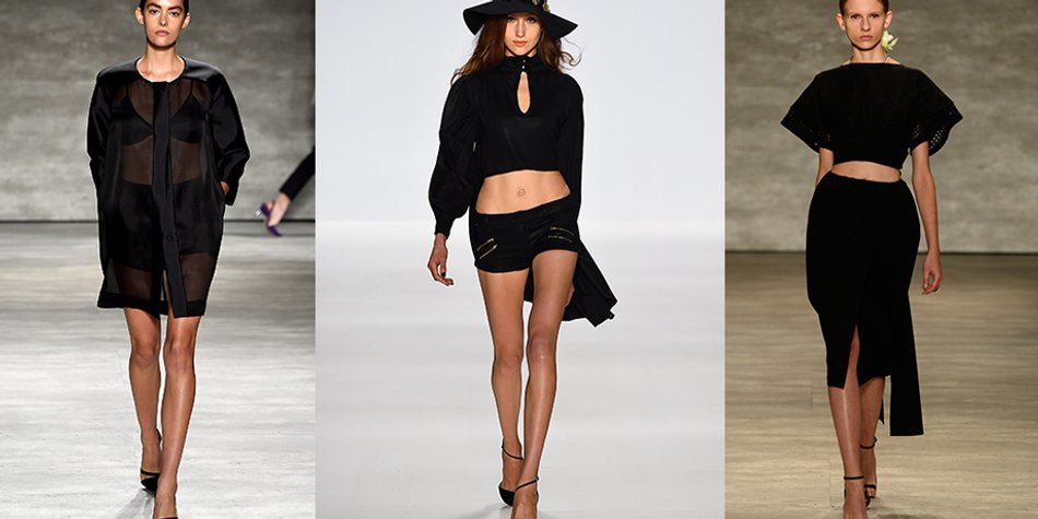 Komplett in Schwarz: Wie black auch im Sommer beautiful bleibt Komplett in Schwarz: Wie black auch im Sommer beautiful bleibt