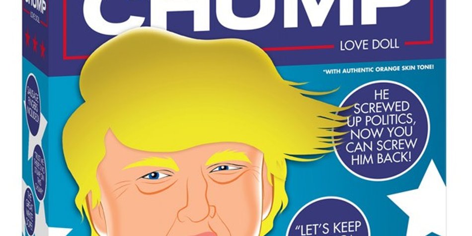 Donald Chump: Kuriose Sexpuppe auf dem Markt Donald Chump: Kuriose Sexpuppe auf dem Markt
