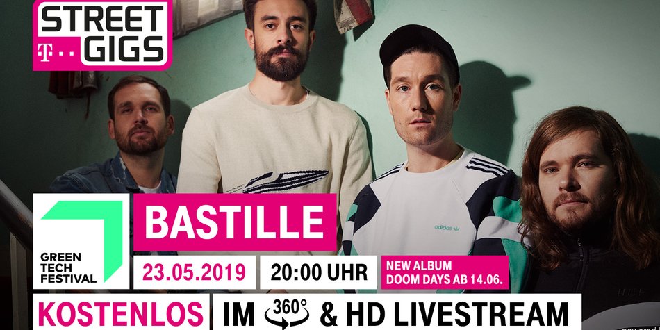 Erlebe Bastille live und gewinne ein Samsung-Handy! Erlebe Bastille live und gewinne ein Samsung-Handy!