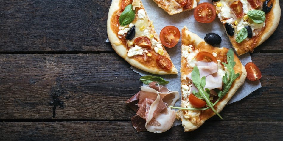 Der Weg zum Pizzateig Der Weg zum Pizzateig