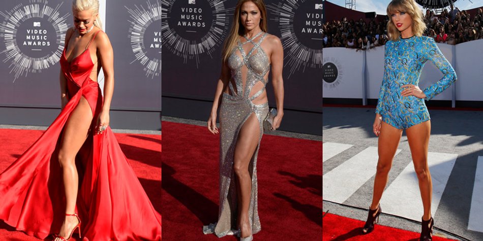 Die Kleider der MTV Video Music Awards 2014: Viel Haut und wenig Farbe Die Kleider der MTV Video Music Awards 2014: Viel Haut und wenig Farbe