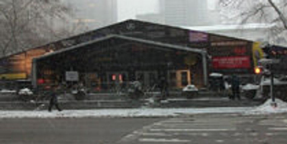 Fashion Week und Schneesturm in New York Fashion Week und Schneesturm in New York