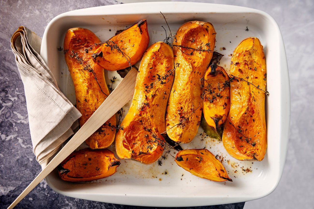 Rezepte mit Kürbis: Ofen-Kürbis Rezepte mit Kürbis: Ofen-Kürbis