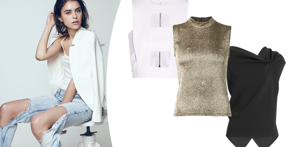 Top of the Tops: Diese Oberteile machen jede Jeans ausgehfertig Top of the Tops: Diese Oberteile machen jede Jeans ausgehfertig