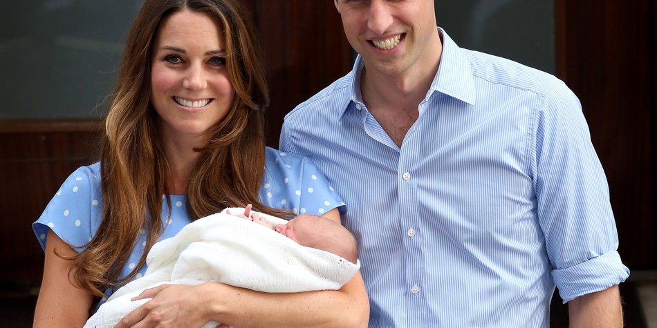 Prinz George: Der kleine Sohn von Kate Middleton wird getauft Prinz George: Der kleine Sohn von Kate Middleton wird getauft