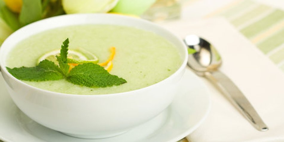 Kühle Melonensuppe Kühle Melonensuppe