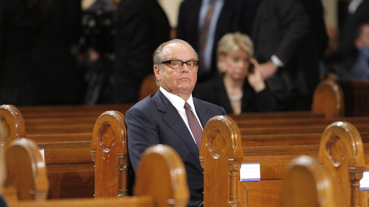 Jack Nicholson 2023 bei einem Spiel der Los Angeles Lakers mit seinem Sohn. Jack Nicholson 2023 bei einem Spiel der Los Angeles Lakers mit seinem Sohn.