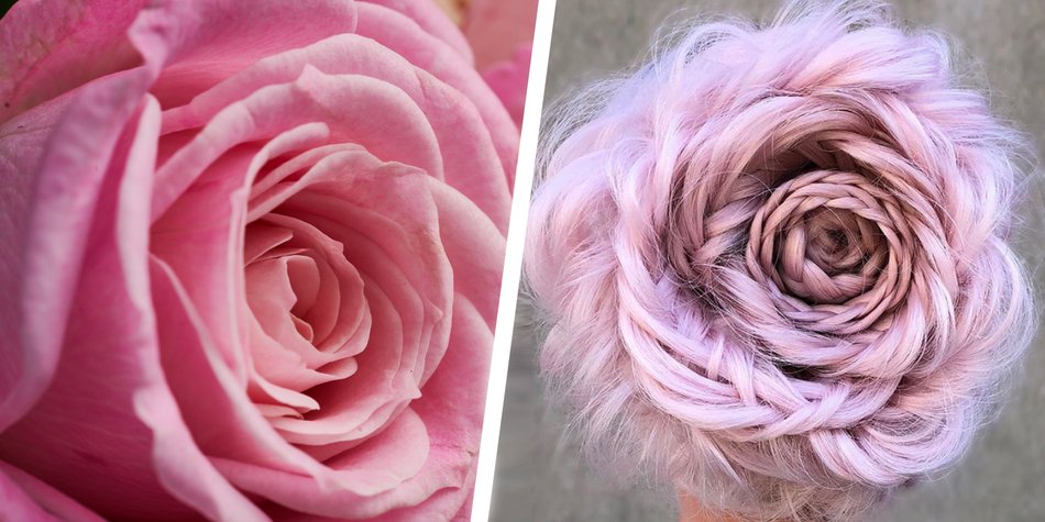 Hochsteck-Frisuren im Rosen-Look sind der neuste Trend Hochsteck-Frisuren im Rosen-Look sind der neuste Trend