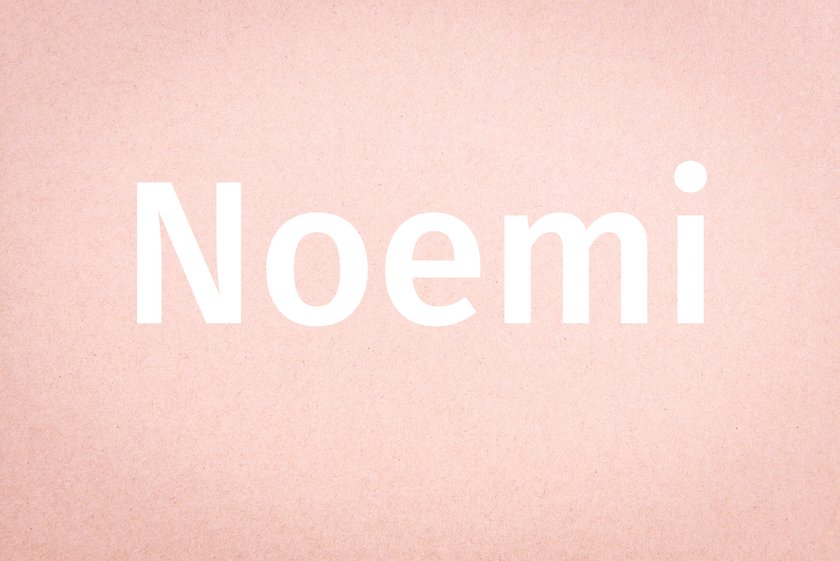 Biblische Mädchennamen und ihre Bedeutung - Noemi