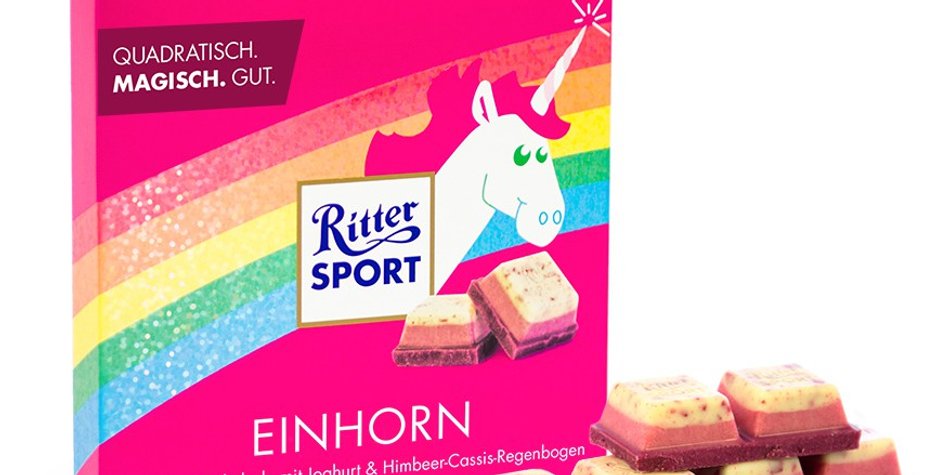 Ritter Sport: Einhorn-Schokolade für 20 Euro?! Ritter Sport: Einhorn-Schokolade für 20 Euro?!