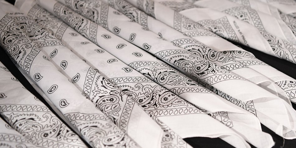 Bandana-Statement auf der New York Fashion Week Bandana-Statement auf der New York Fashion Week