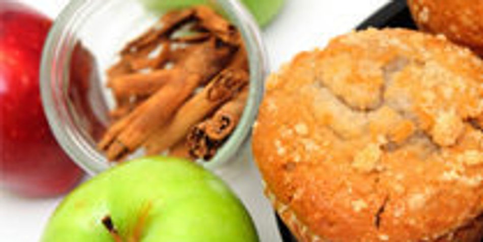 Apfelmuffins mit Zimt und Bucheckern Apfelmuffins mit Zimt und Bucheckern