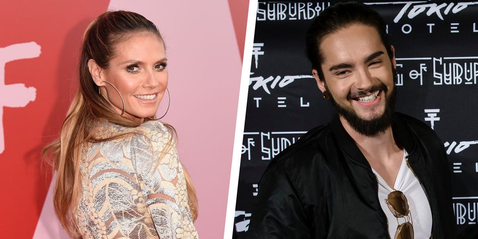 Heidi Klum und Tom Kaulitz: Knutschend im Babyladen Heidi Klum und Tom Kaulitz: Knutschend im Babyladen
