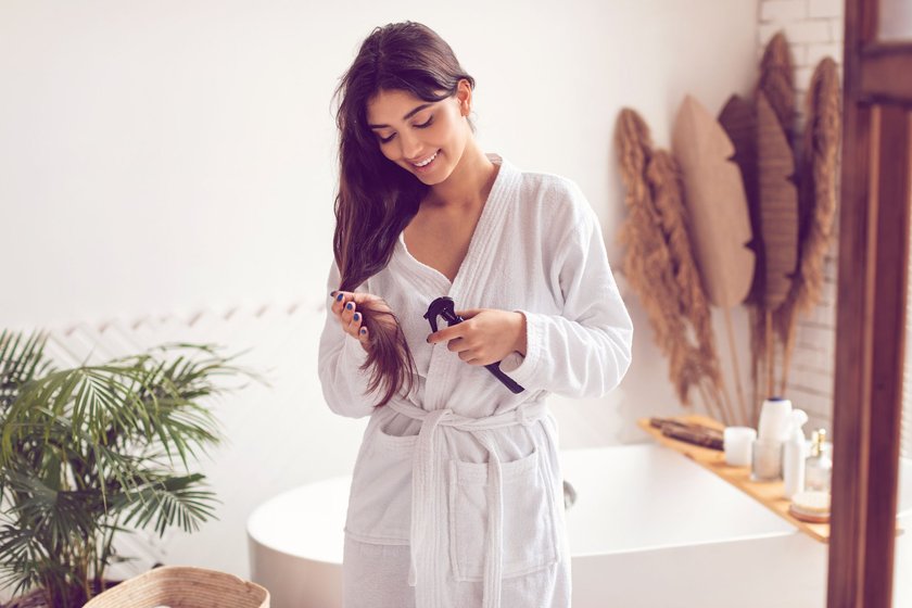 Hitzeschutz für die Haare Hitzeschutz für die Haare