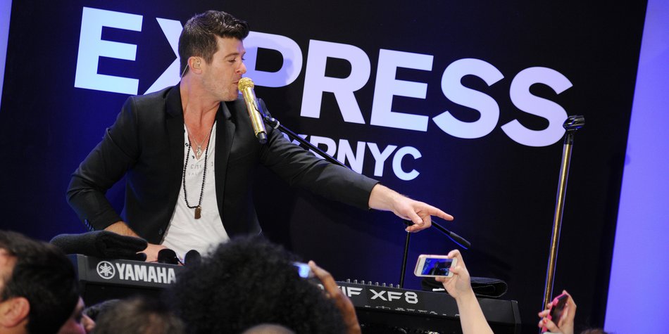 Robin Thicke genießt das Single-Dasein Robin Thicke genießt das Single-Dasein