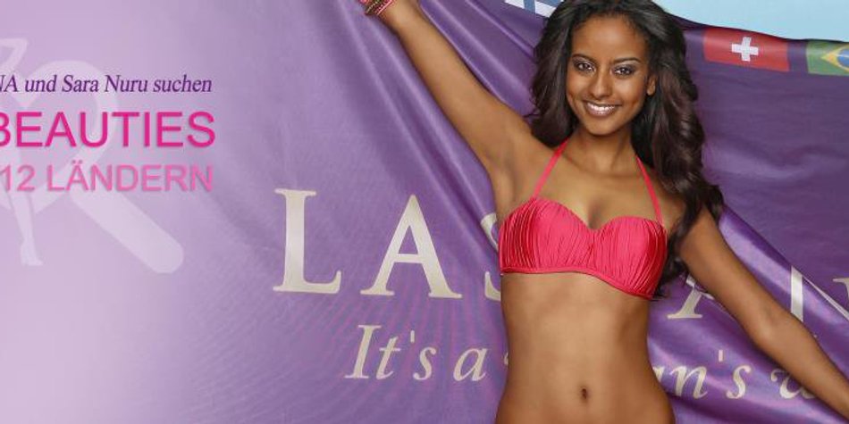 GNTM:Sara Nuru wirbt für heiße Dessous GNTM:Sara Nuru wirbt für heiße Dessous