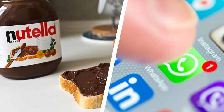 Fake-WhatsApp-Nachricht verspricht Nutella-Gewinn Fake-WhatsApp-Nachricht verspricht Nutella-Gewinn