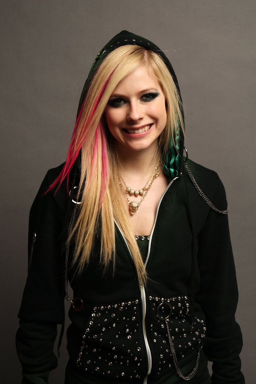 Avril Lavigne rosa Haare