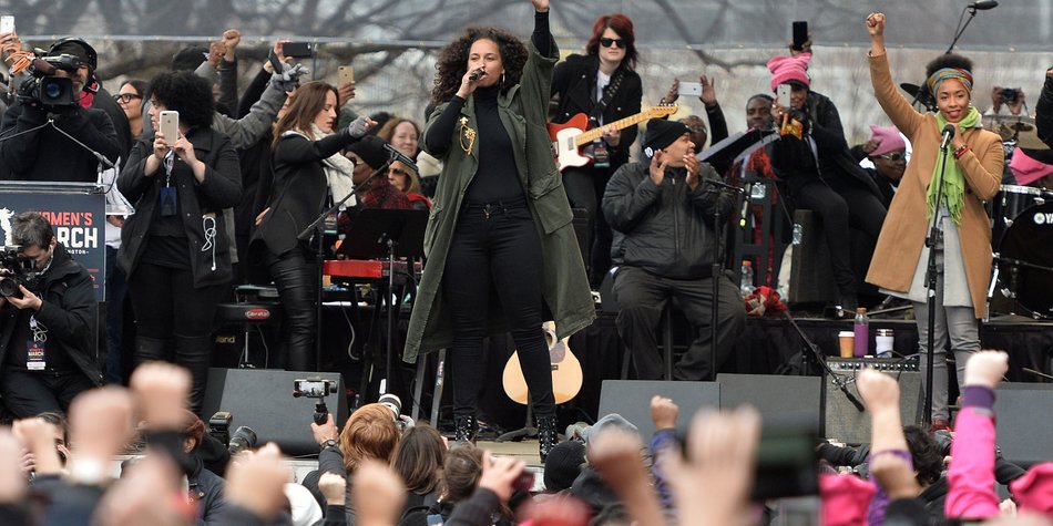 „Women's March“: Diese Stars machten sich Luft „Women's March“: Diese Stars machten sich Luft