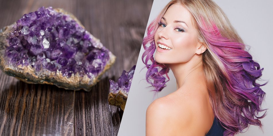 Geode Hair: Neuer Haartrend aus den USA Geode Hair: Neuer Haartrend aus den USA