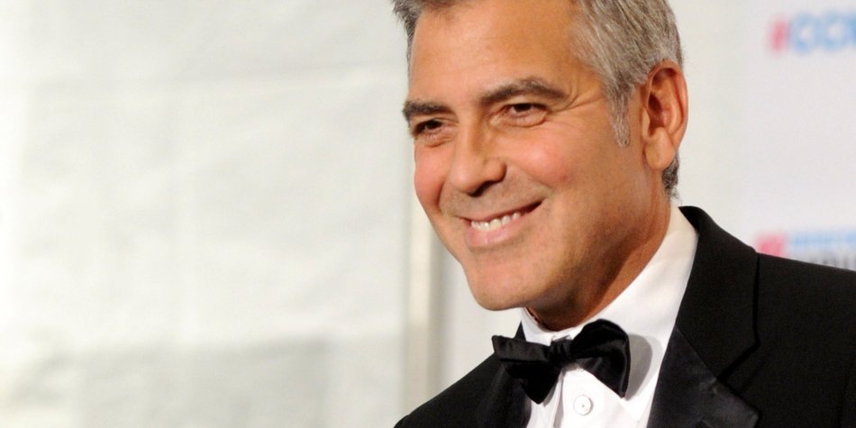 George Clooney liebt Angela Merkel George Clooney liebt Angela Merkel